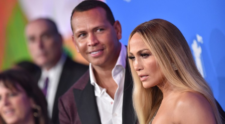 Jennifer Lopez és vőlegénye, Alex Rodriguez