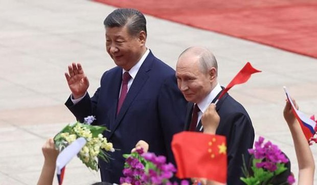 Predsednici Kine i Rusije, Si Đinping i Vladimir Putin | Foto: Getty Images