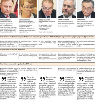 Nowy cel to złagodzenie skutków kryzysu