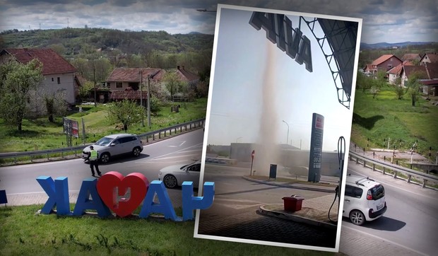 Pojava nalik tornadu i u Čačku