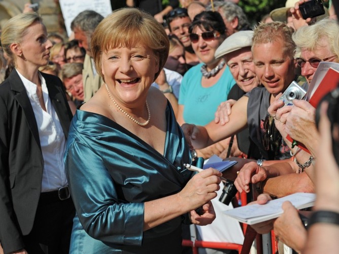 Angela Merkel na Bayeruth Festival 2012