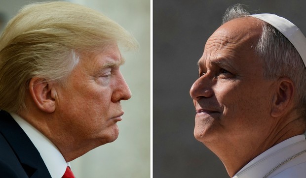 Donald Tramp i papa Lav