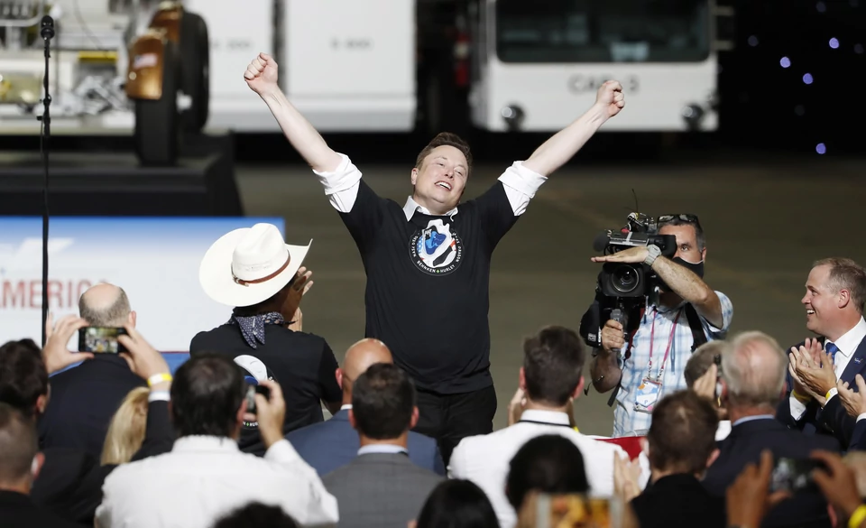 Elon Musk po udanym starcie rakiety
