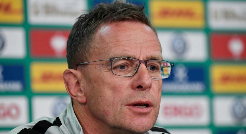 Ralf Rangnick is Manchester United's new interim manager Creator: John MACDOUGALL