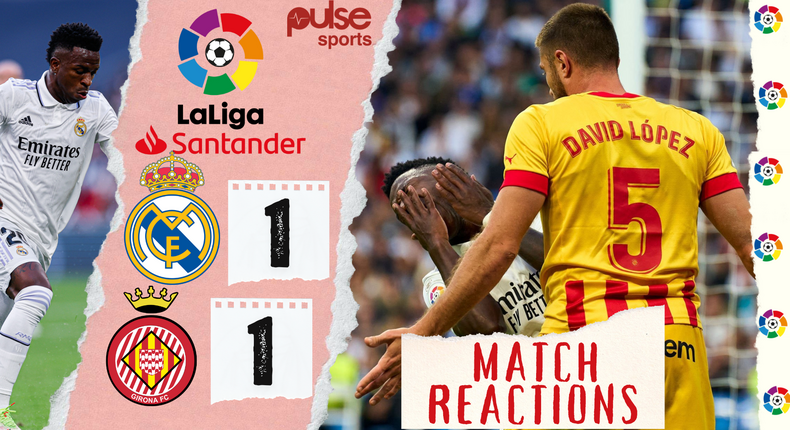 Real Madrid were forced to share the spoils with Girona on Sunday in La Liga