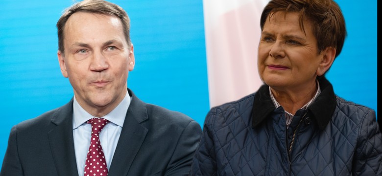 Tego nikt się nie spodziewał. Była premier z PiS chwali ministra Sikorskiego