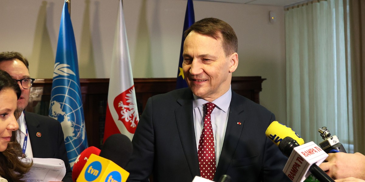 Minister spraw zagranicznych Radosław Sikorski