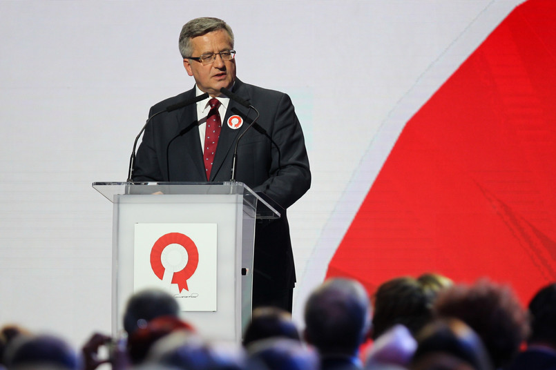 B. Komorowski na konwencji w Sopocie