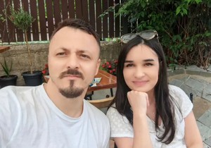 Daniel Kajmakoski sa suprugom