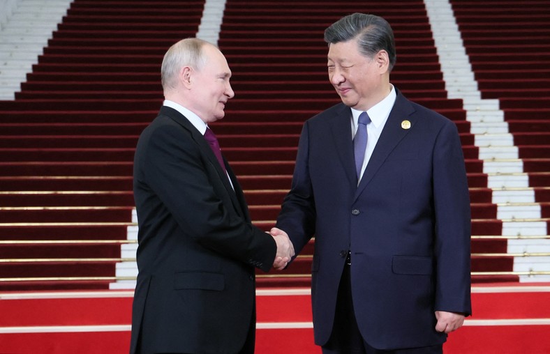 Władimir Putin i Xi Jinping w Pekinie, październik 2023 r.