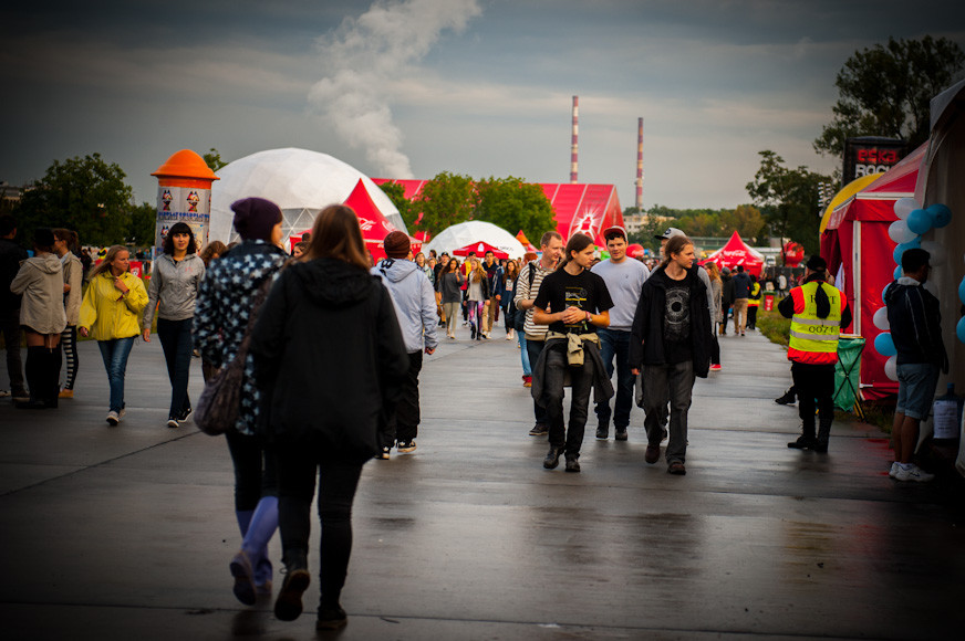 Coke Live Music Festival 2012 - publiczność (fot. Monika Stolarska / Onet)