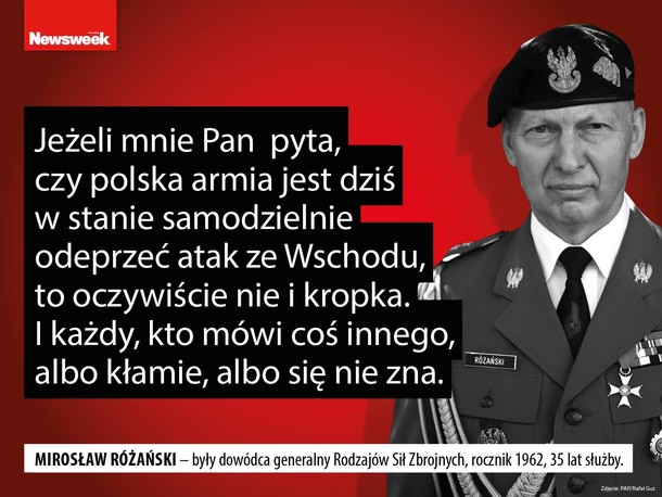 Mirosław Różański wojsko armia żołnierze MON Antoni Macierewicz