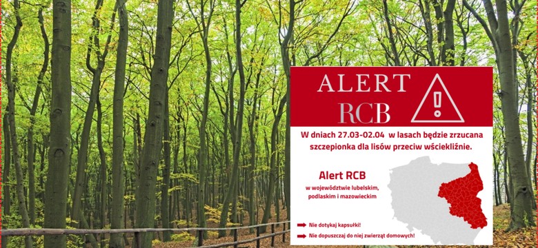 Alert RCB. Ostrzeżenie dla mieszkańców trzech województw