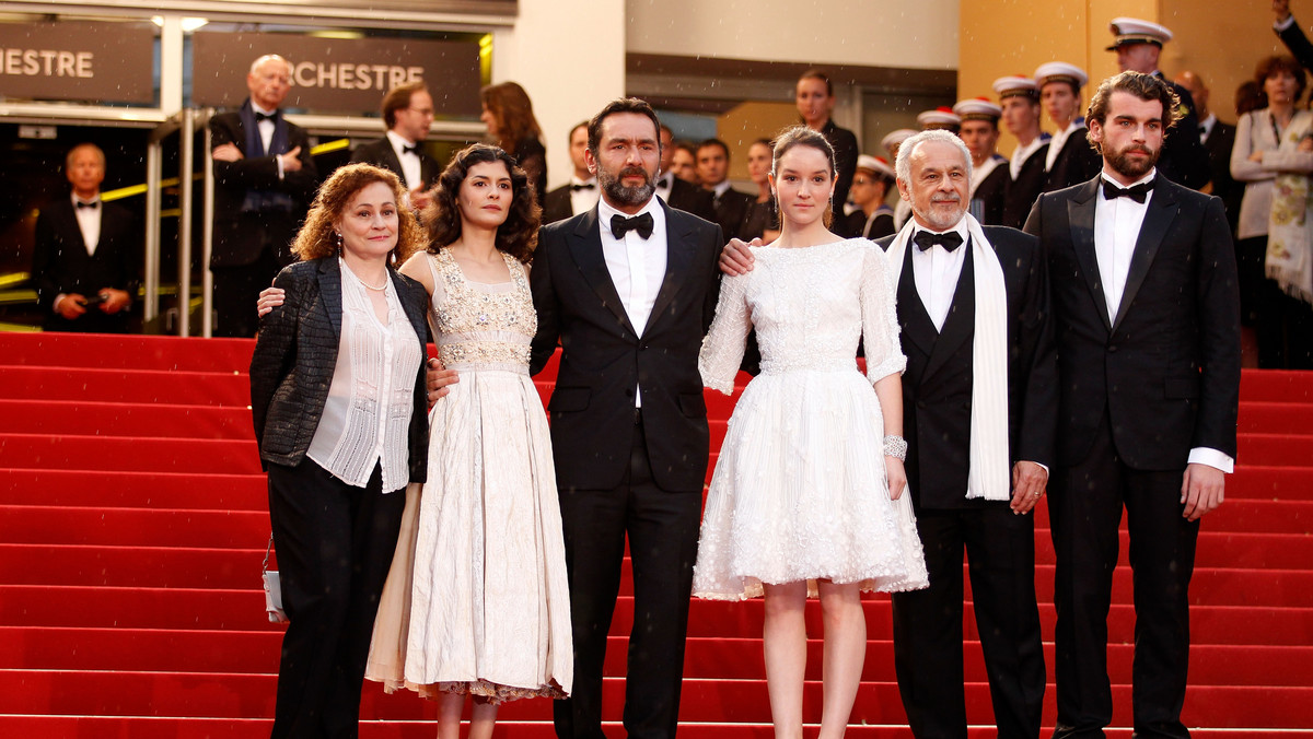 Od lewej: Catherine Arditi, Audrey Tautou, Gilles Lellouche, Anais Demoustier, Francis Perrin, Stanley Weber