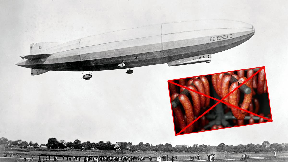 Co łączy słynne zeppeliny z kiełbasą? Więcej niż myślisz