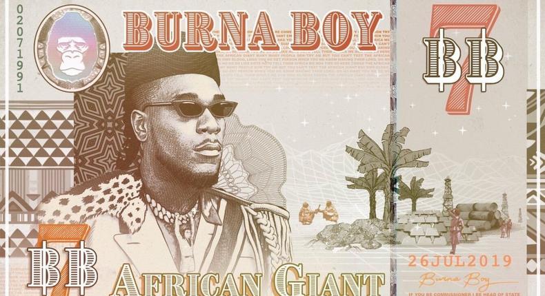 Burna Boy's 'African Giant' receives SNEP platinum certification