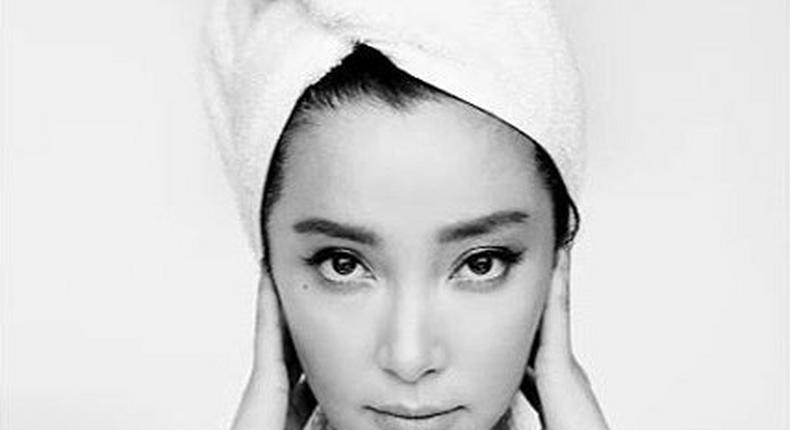 Li Bing Bing for Mario Testino's 'Towel Series'