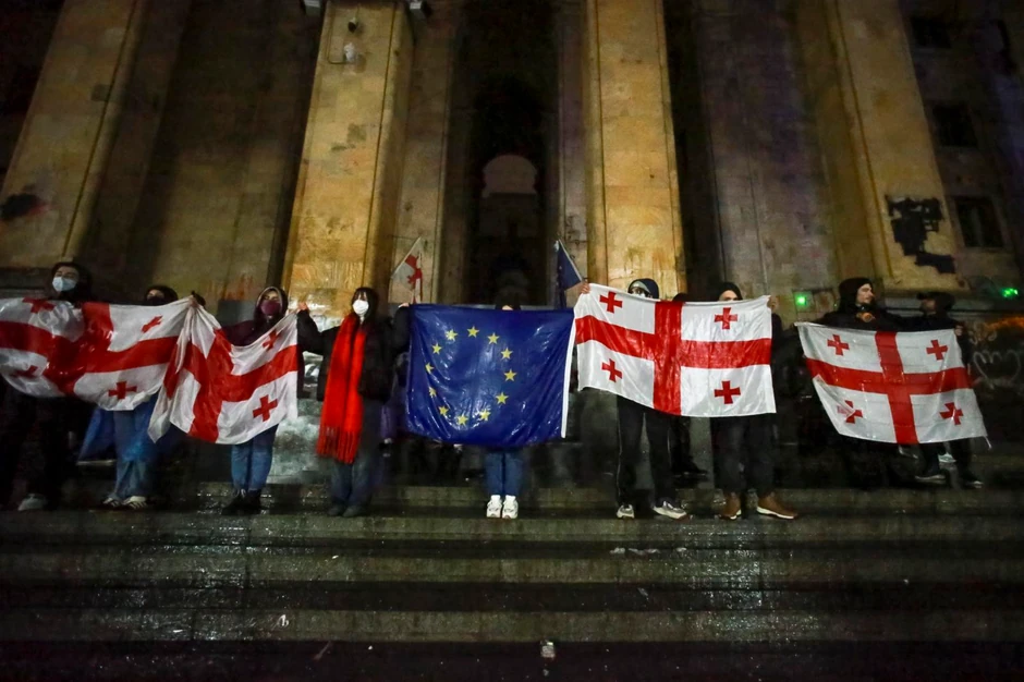 gruzija protest