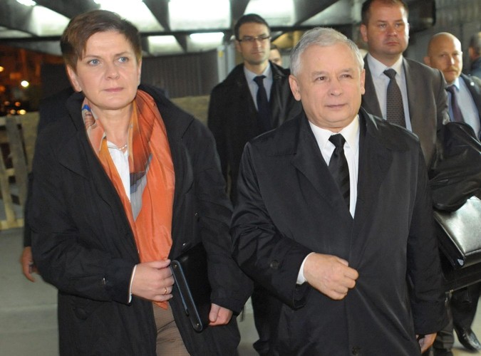 Wiceprezes partii towarzyszy Kaczyńsku w podróży