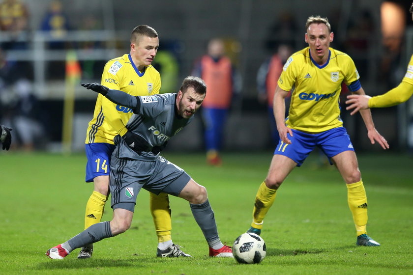 Pilka nozna. Ekstraklasa. Legia Warszawa - Pogon Szczecin. 07.04.2018