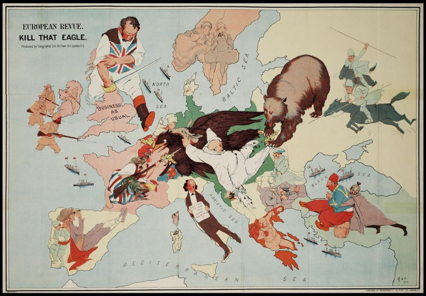 Mapa European Revue