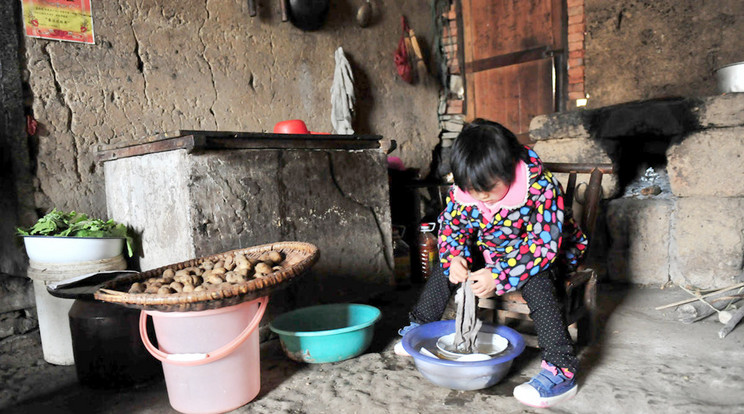 Miaomiao hétévesen kell, hogy ellássa teljes körűen a háztartási munkákat /Fotó: Puzzlepix