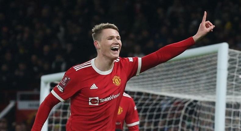 McTominay Celebrating goal