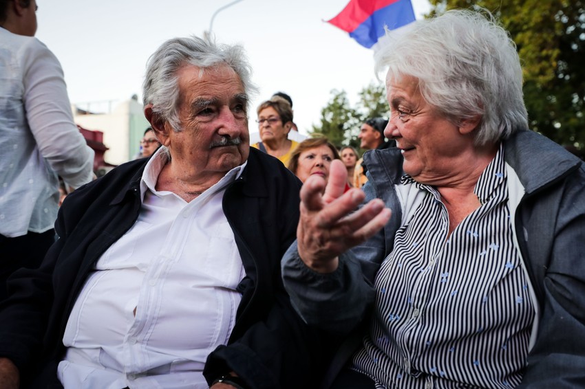 Hose Muhika supruga Lučija Topolanski