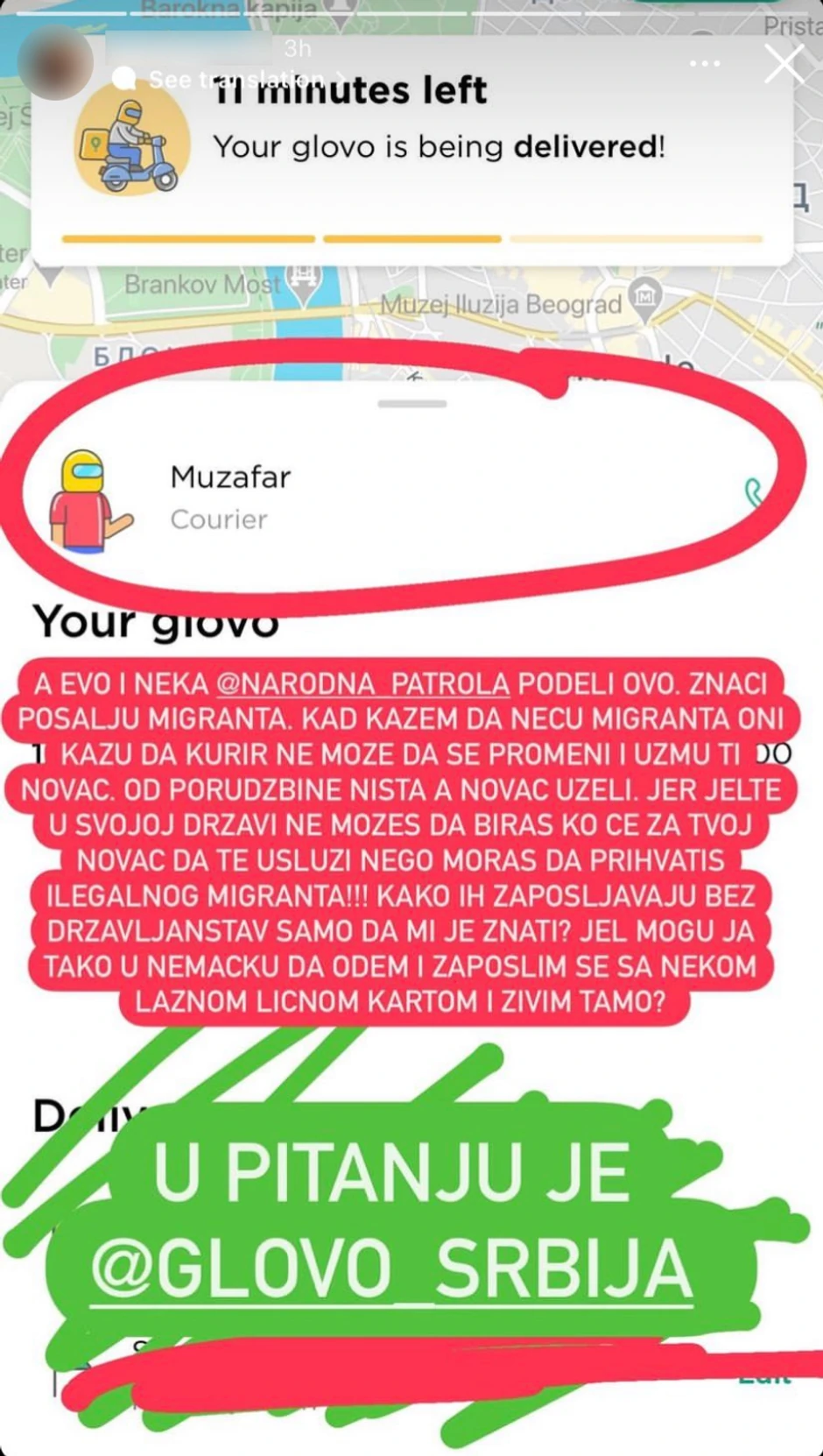 migrant dostava 2 foto Drustvene mreze