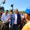 Aleksandar Vučić, u okviru posete jugozapadu Srbije, obilazi radove na putu Ivanjica-Sjenica, u ivanjičkoj opštini
