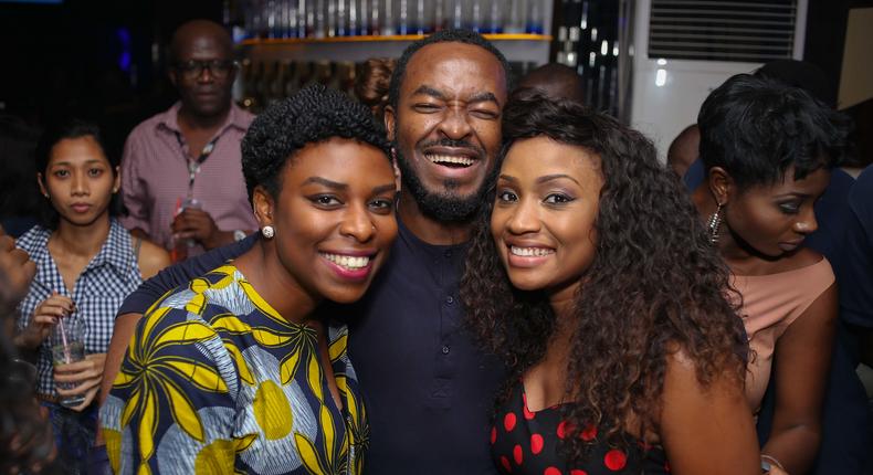 OC Ukeje and Uru Eke at AFRIFF night party - Day 4