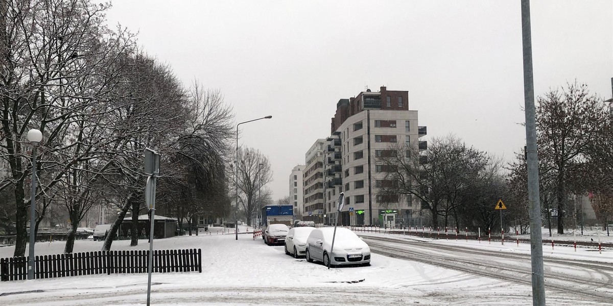 Kolejny zimowy dzień. Jest biało i mroźno. 