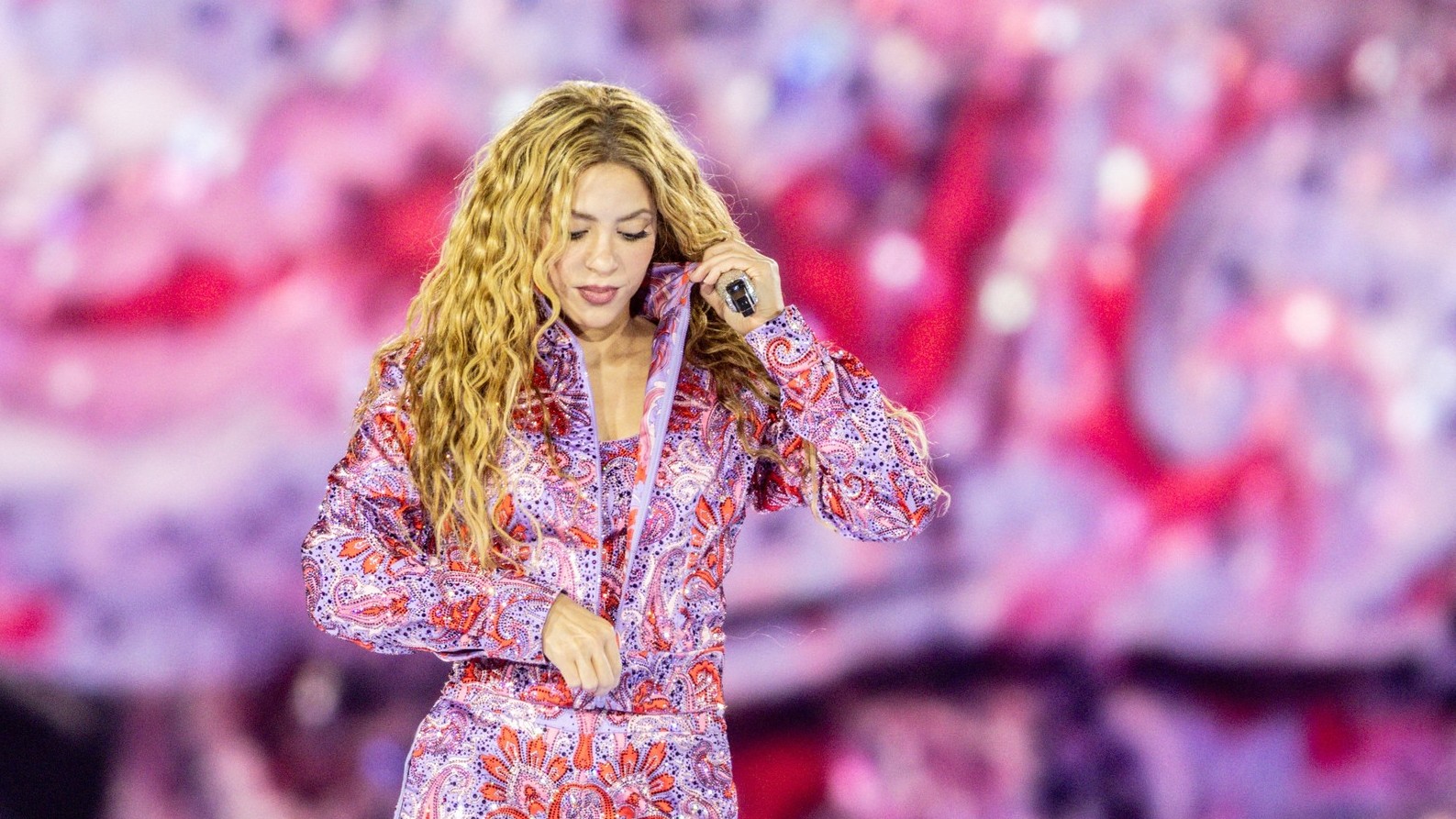 Speváčka Shakira počas svojho turné v Španielsku, Madid, 18. september 2026