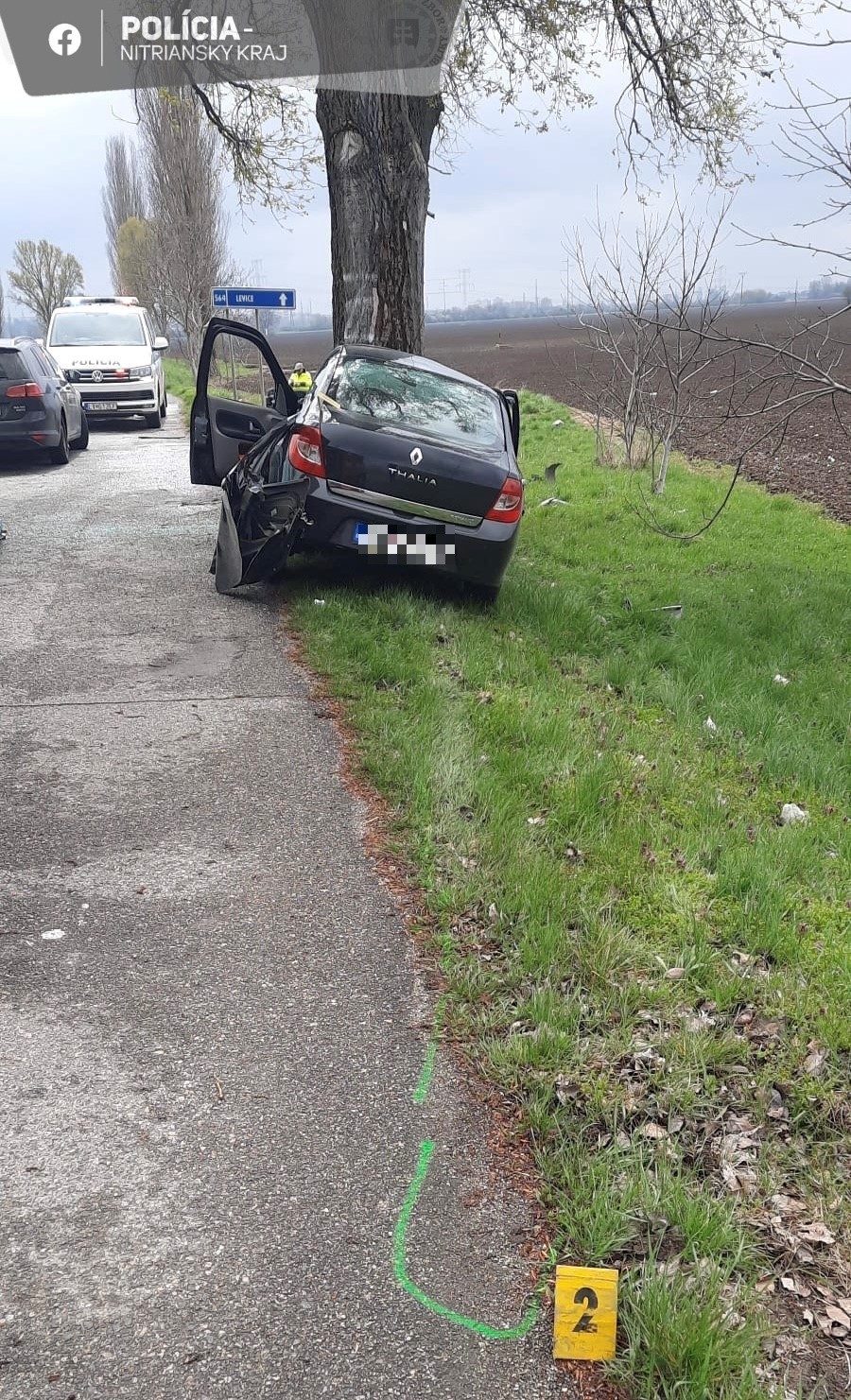 Vodič Renaultu neprežil náraz do stromu v obci Hronské Kľačany.