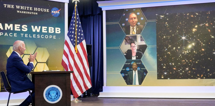 NASA i prezydent Biden pokazali niesamowite zdjęcie. Co zobaczył teleskop Webba w kosmosie?