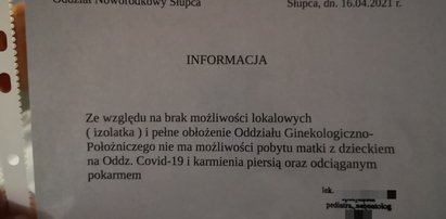 Szpital zabiera matkom z koronawirusem możliwość karmienia piersią. "Brak nam słów"