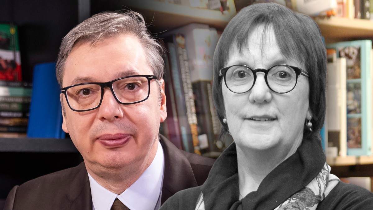 Aleksandar Vučić i Vedrana Rudan 