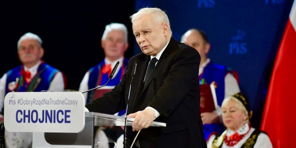 W czwartek wieczorem Jarosław Kaczyński w Chojnicach spotkał się z sympatykami PiS.