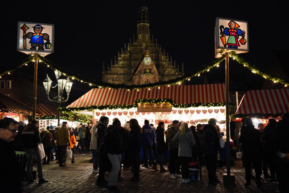 Christkindlesmarkt - jarmark bozonarodzeniowy w Norymberdze 