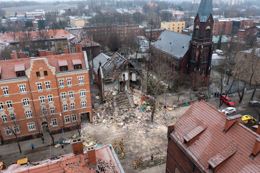 Katowice. Wybuch w kamienicy w Szopienicach