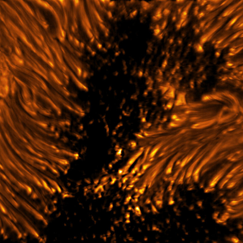 Szczegółowe zdjęcia Słońca wykonane przy użyciu Daniel K. Inouye Solar Telescope