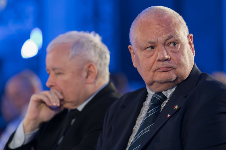 Jarosław Kaczyński i Adam Glapiński