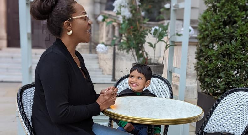 Jayna Patel hired a nanny who could speak Spanish to her son so he can communicate with others in Miami.Courtesy of Jayna Patel