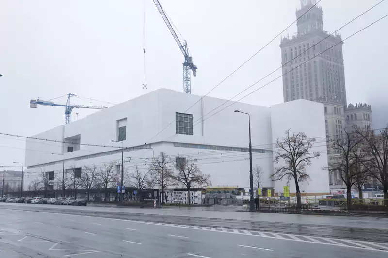 Powstające właśnie Muzeum Sztuki Nowoczesnej w Warszawie.