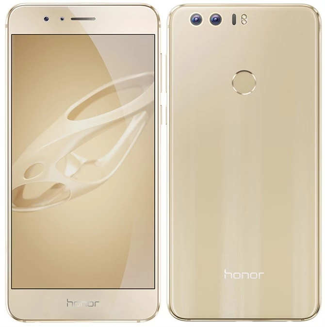Huawei Honor 8 w złotym kolorze