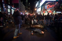 Manhattan zablokowany. Ludzie wyszli na ulice, wielki protest w Nowym Jorku