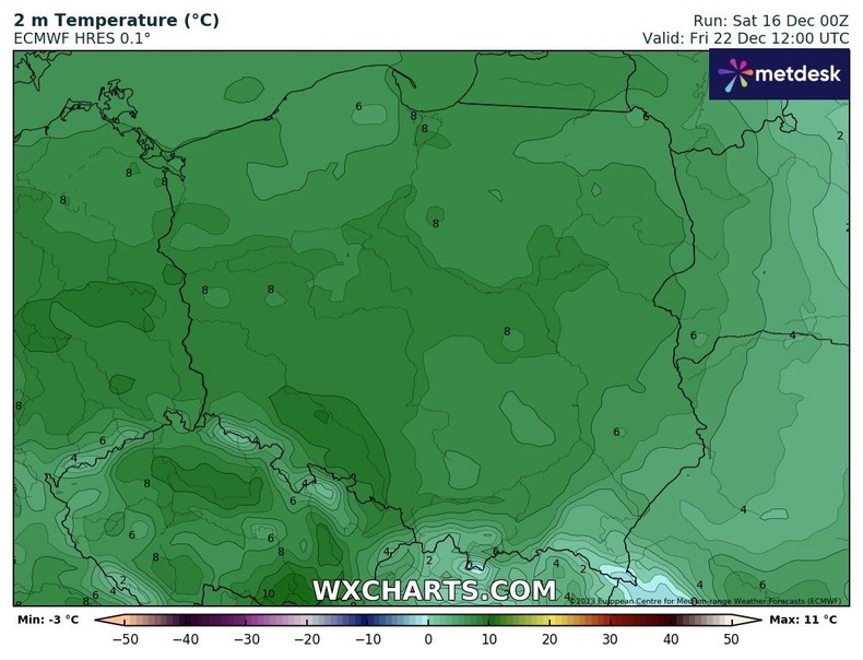 Temperatura w niczym nie będzie przypominać zimy