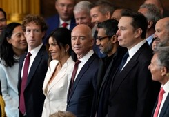Giganci na inauguracji Trumpa. Zuckerberg, Bezos, Pichai i Musk przybyli na Kapitol