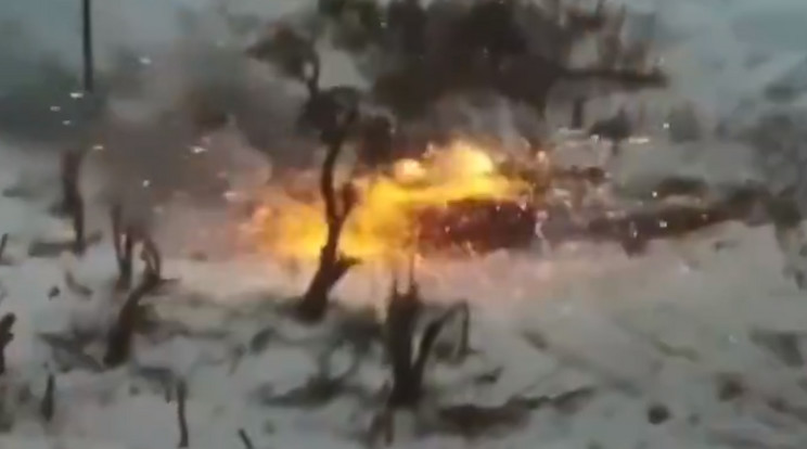 Az ukrán front legdurvább tankcsatájáról készült videók ellepték az internetet / Fotó: X