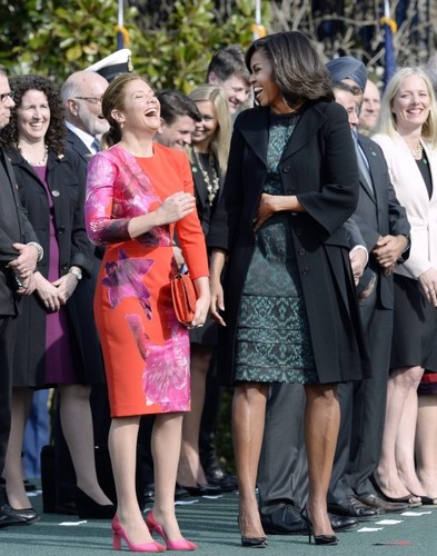 Sophie Gregoire Trudeau i Michelle Obama